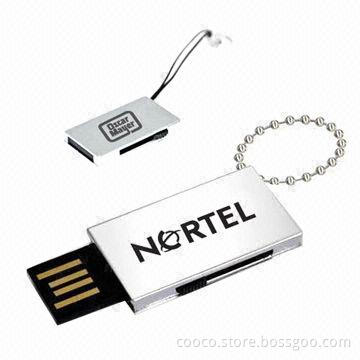 Mini USB Memory with 1 to 256GB Capacity, Plug-and-play Function/No External Power Supply Required